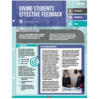 Giving Students Effective Feedback (Quick Reference Guide)