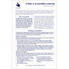 PG 25: A Guide to Accountability Leadership